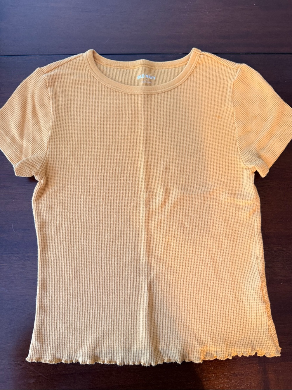 Yellow Old Navy tee shirt